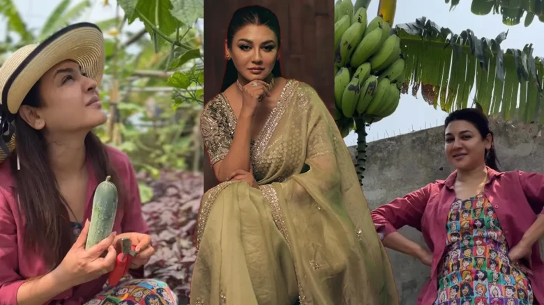 গ্ল্যামার ছেড়ে মেঠো টুপিতে জয়া আহসান: নিজের বাগানের ফসলে তৃপ্ত অভিনেত্রী