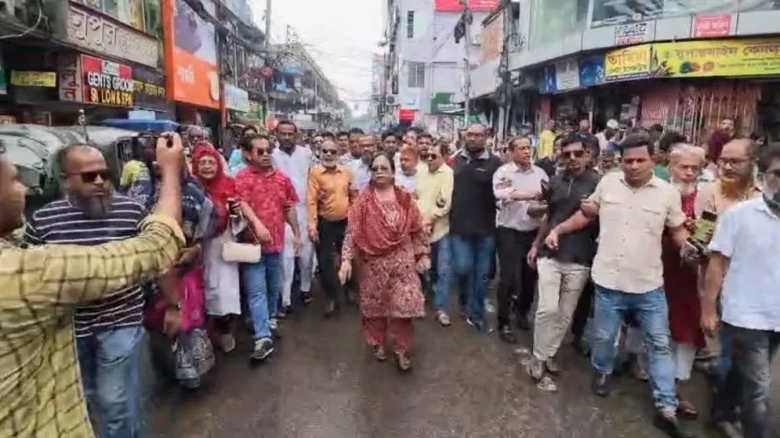 বরিশাল: আ.লীগের অপতৎপরতা রুখতে বিএনপির শোডাউন