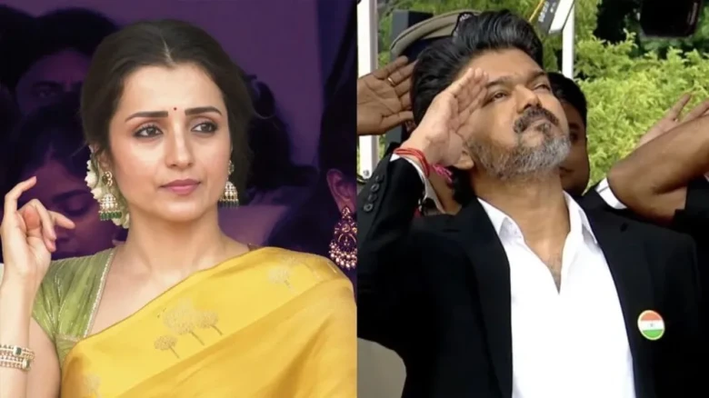 স্বাধীনতা দিবসের অনুষ্ঠানে একে অপরকে স্যালুট দিয়ে তোপের মুখে বিজয়-তৃষা
