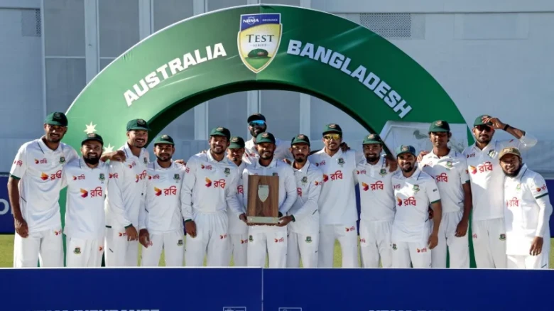অস্ট্রেলিয়া সিরিজ ড্র করে টেস্ট র‍্যাঙ্কিংয়ে ঐতিহাসিক ষষ্ঠ স্থানে বাংলাদেশ